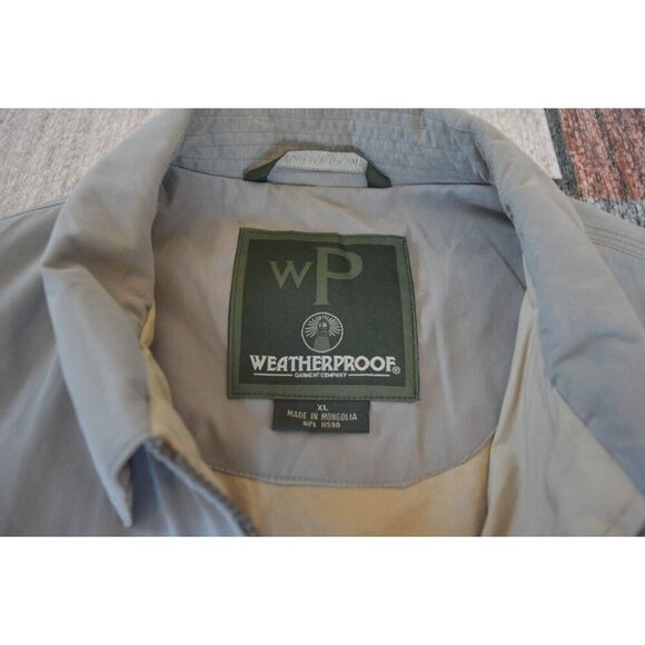 Weatherproof Tanker Golf Windbreaker Jacket Men's XL Gray Casual Athleisure - Picture 4 of 14